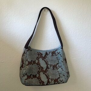 Blue and Brown Purse